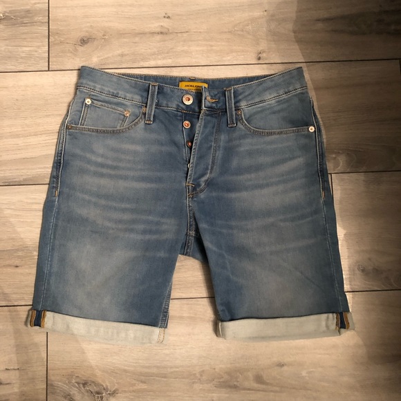 Jack and Jones Rick 002 Denim Shorts - Picture 2 of 4